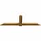Ekena Millwork Eugene Rough Sawn Timber Gable Bracket, Western Red Cedar, 84"W x 28"H x 2"D x 6"F, 8/12 Pitch GBW084X28X0206EUG00RWR - alternate 4
